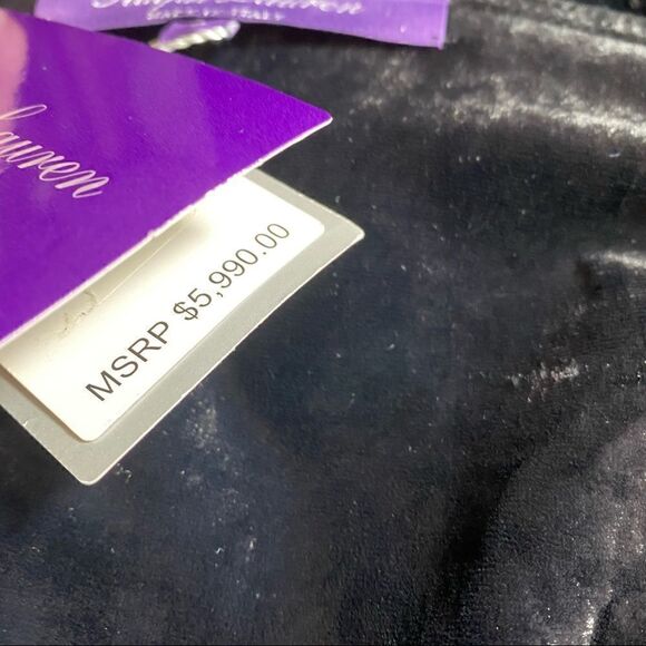 Ralph Lauren Fall ‘16 Runway Collection Black Suede & Velvet Fringed Moto Jacket - Picture 11 of 16